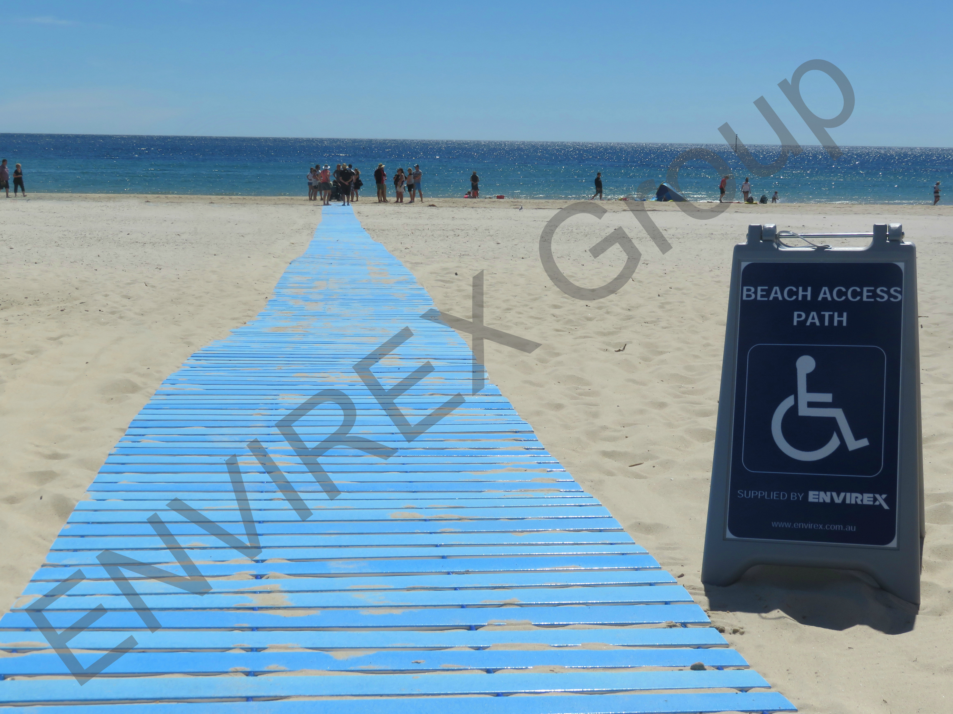 wheelchair beach access mats